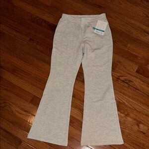 Kids Gray Flared Bottoms